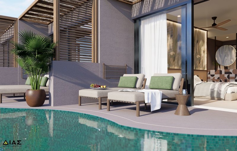 Entdecke das Traumhotel mit Swim-Up Zimmer Sofia Resort in Griechenland